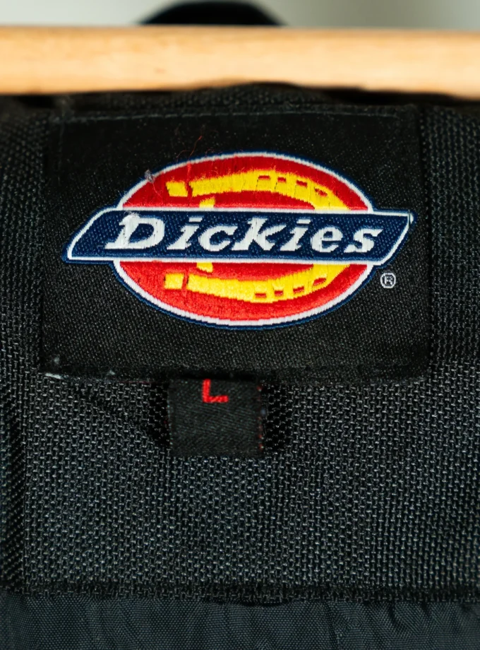 Dickies – Black Utility Work Jacket with Reflective Details