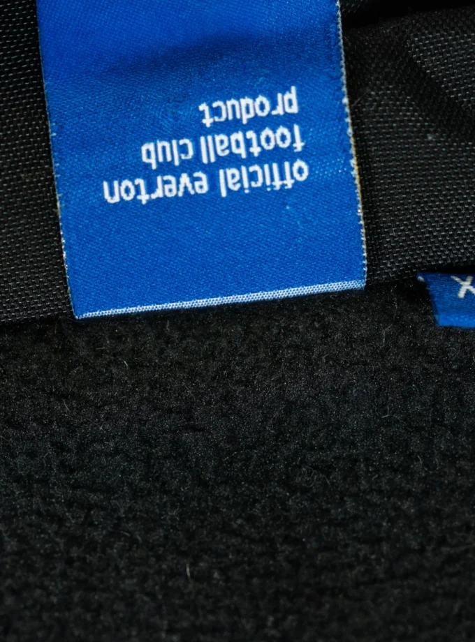 Everton Fashion – Black Hooded Jacket with 1878 Graphic