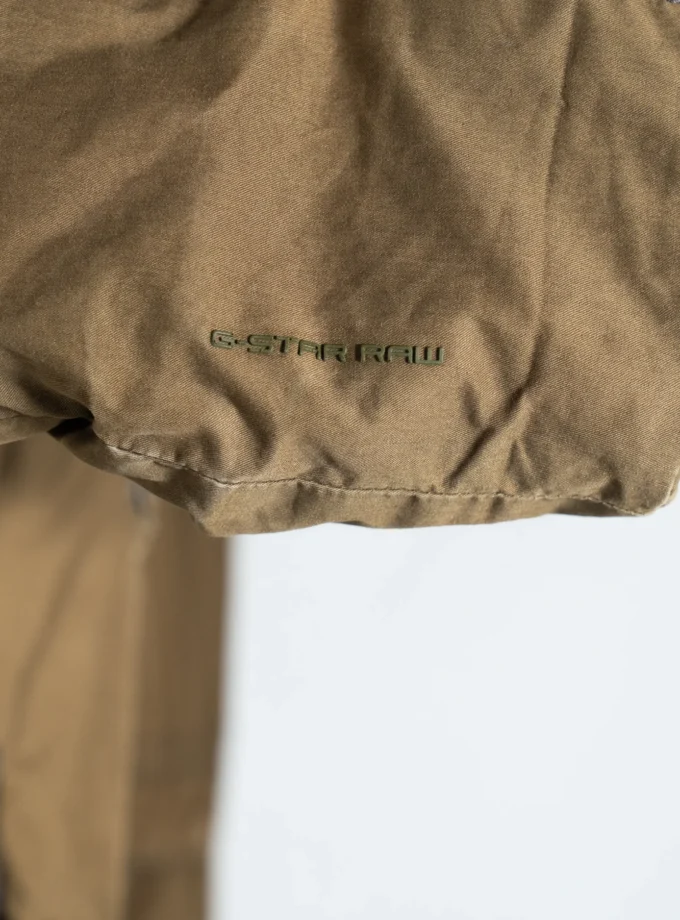G-Star RAW – Brown Hooded Utility Jacket