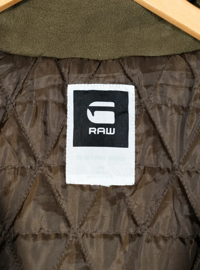 G-Star RAW – Brown Hooded Utility Jacket