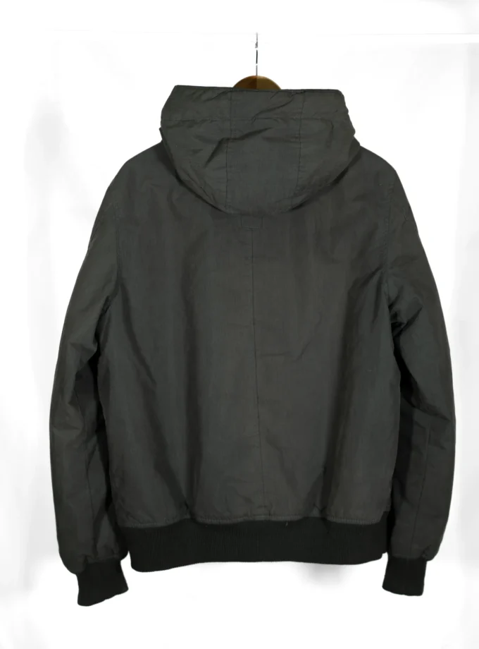 H&M L.O.G.G. – Black Hooded Bomber Jacket