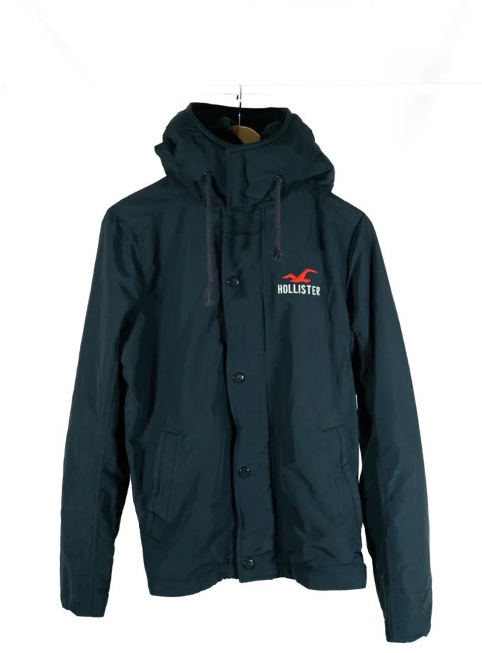 Hollister – Navy Hooded Winter Jacket