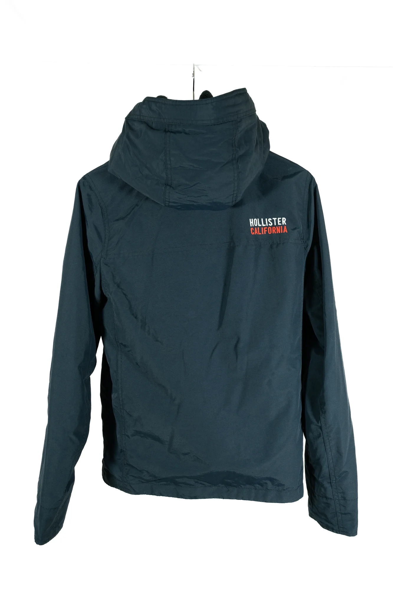 Hollister – Navy Hooded Winter Jacket - Image 8