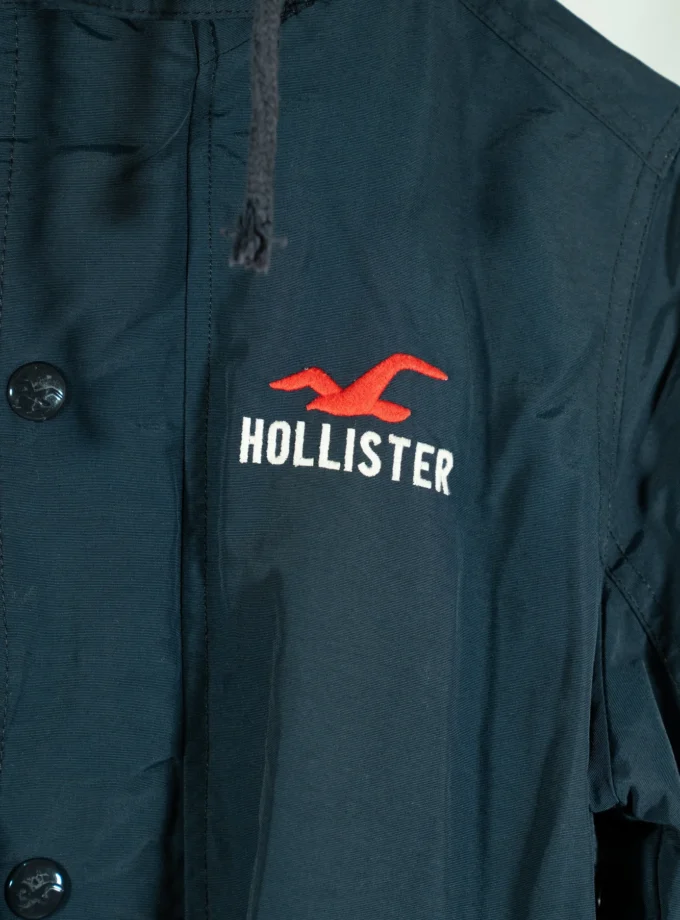 Hollister – Navy Hooded Winter Jacket