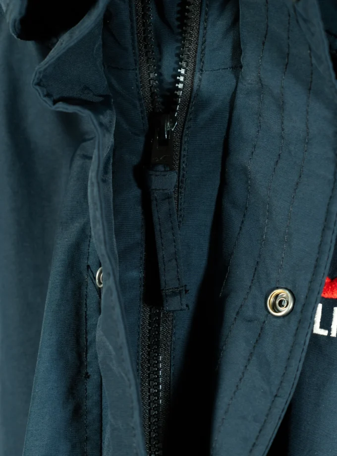 Hollister – Navy Hooded Winter Jacket