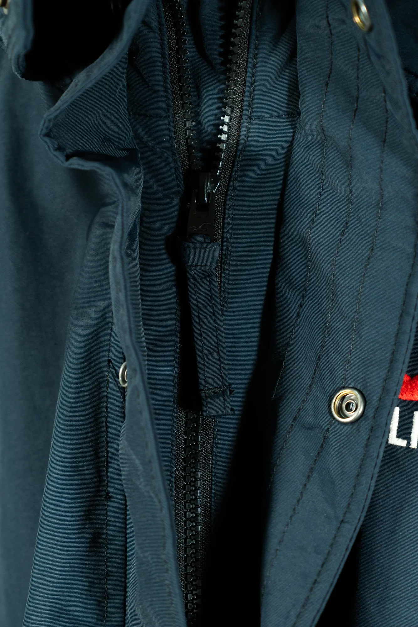 Hollister – Navy Hooded Winter Jacket - Image 5