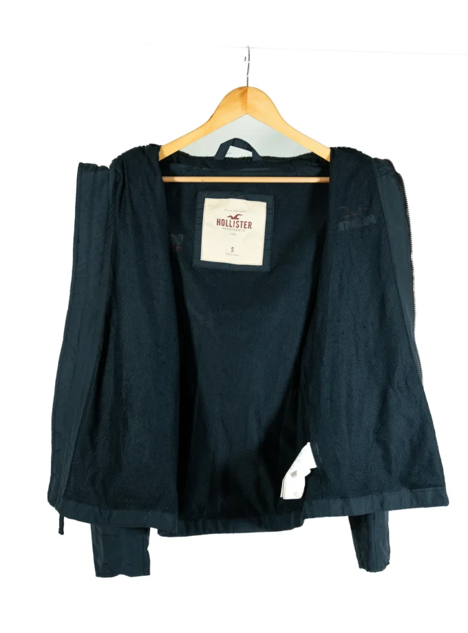 Hollister – Navy Hooded Winter Jacket