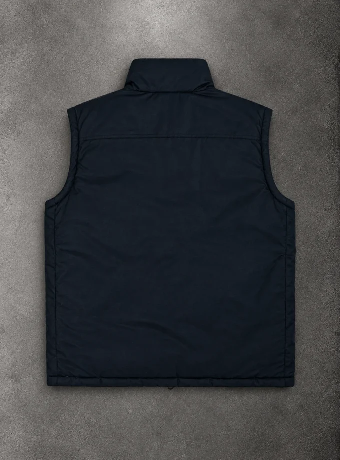 Levi’s – Black Insulated Puffer Vest with High Collar XL