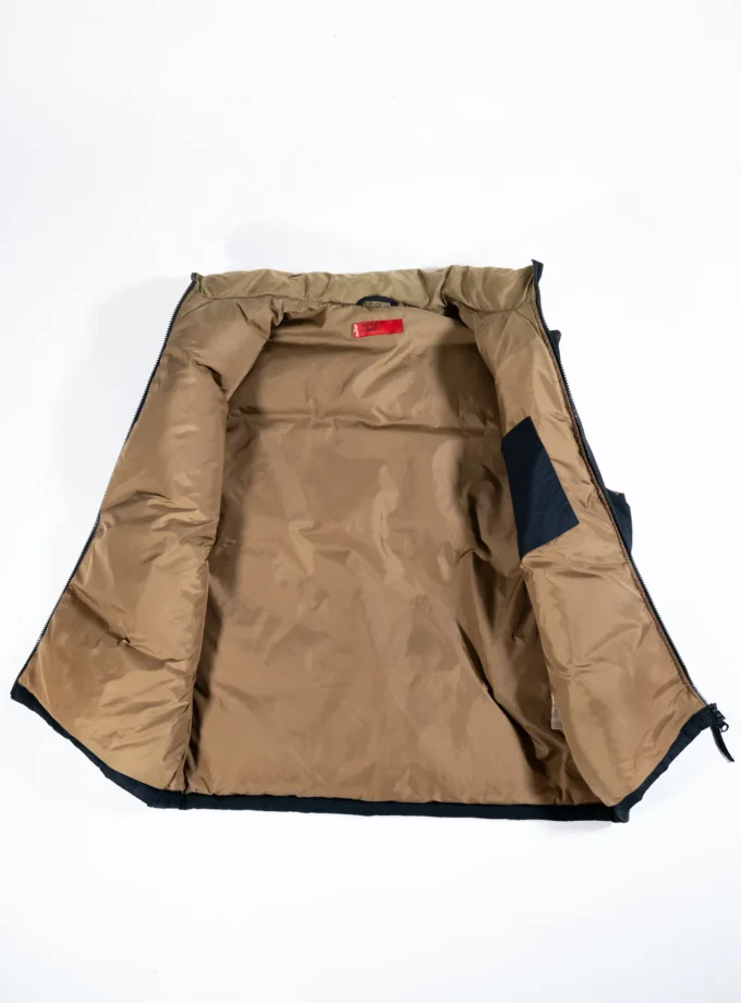 Levi’s – Black Insulated Puffer Vest with High Collar XL