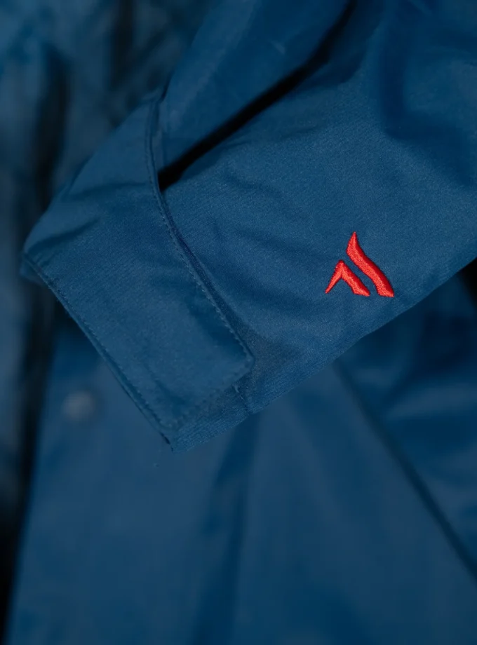 NFL New England Patriots – Long Hooded Winter Jacket Navy Blue XL
