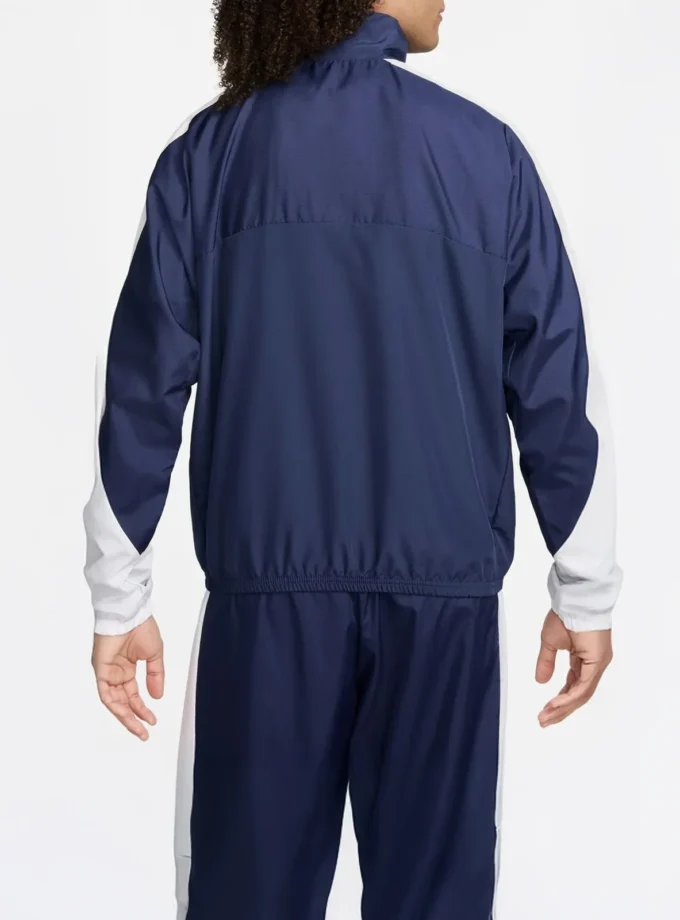 Nike Starting 5 – Woven Basketball Tracksuit Navy & White