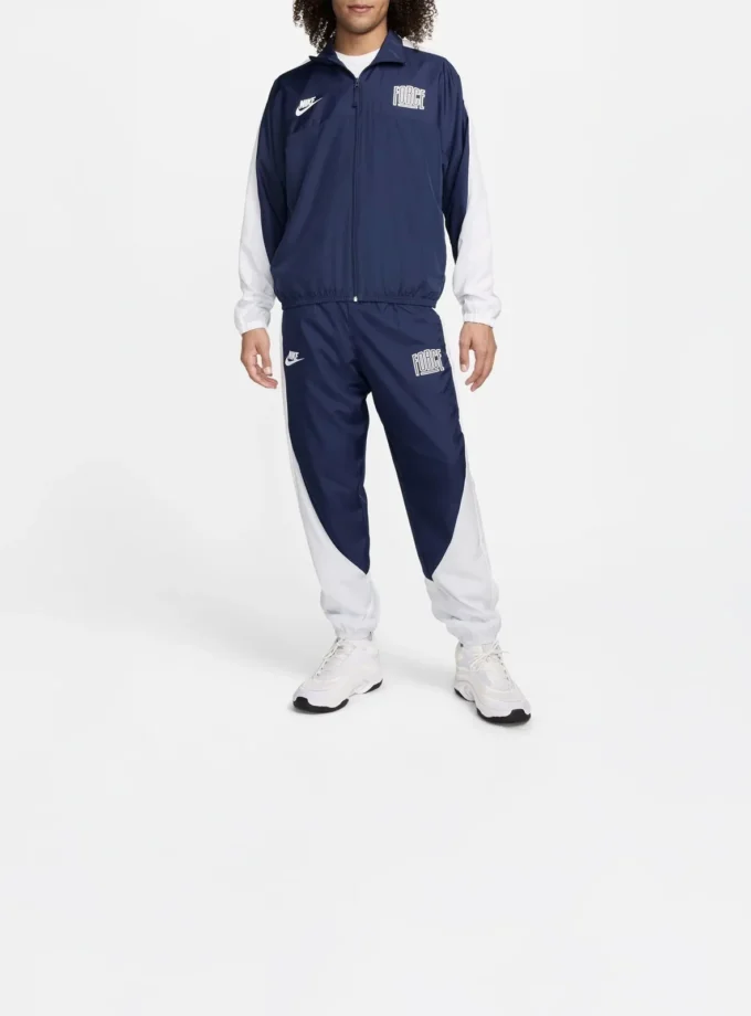 Nike Starting 5 navy white woven basketball tracksuit size L