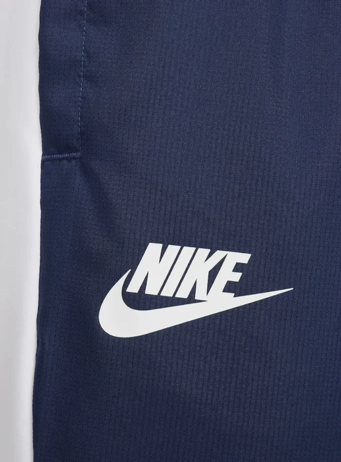 Nike Starting 5 – Woven Basketball Tracksuit Navy & White