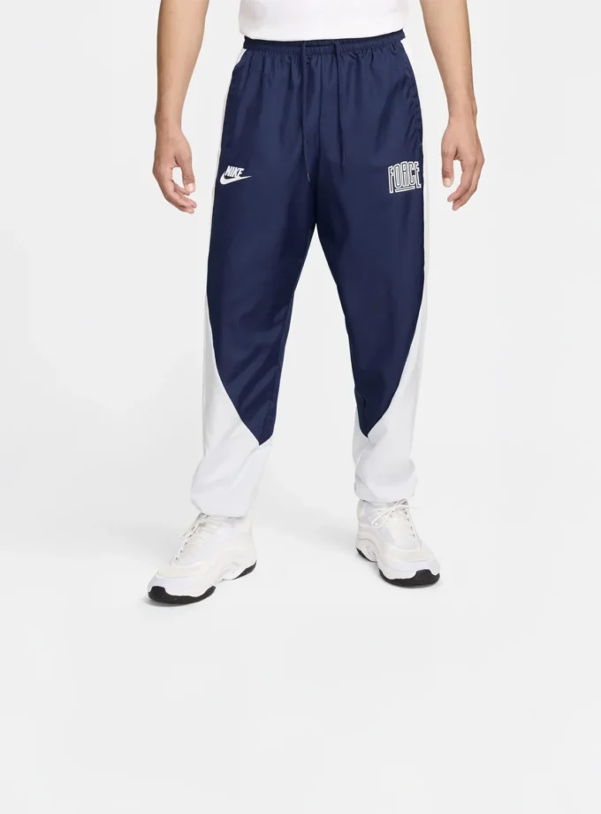 Nike Starting 5 – Woven Basketball Tracksuit Navy & White