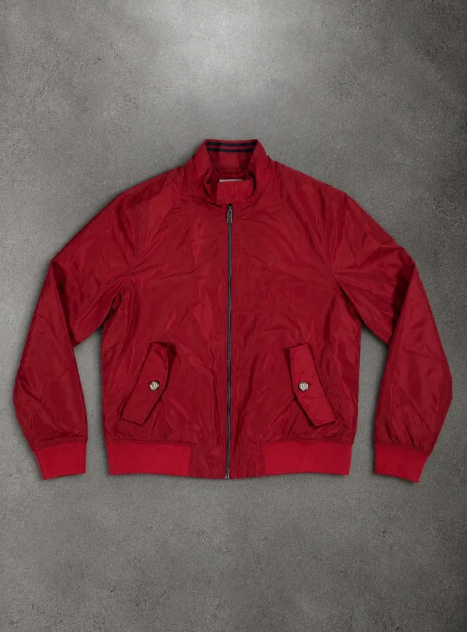 Original Penguin red lightweight Harrington jacket size M