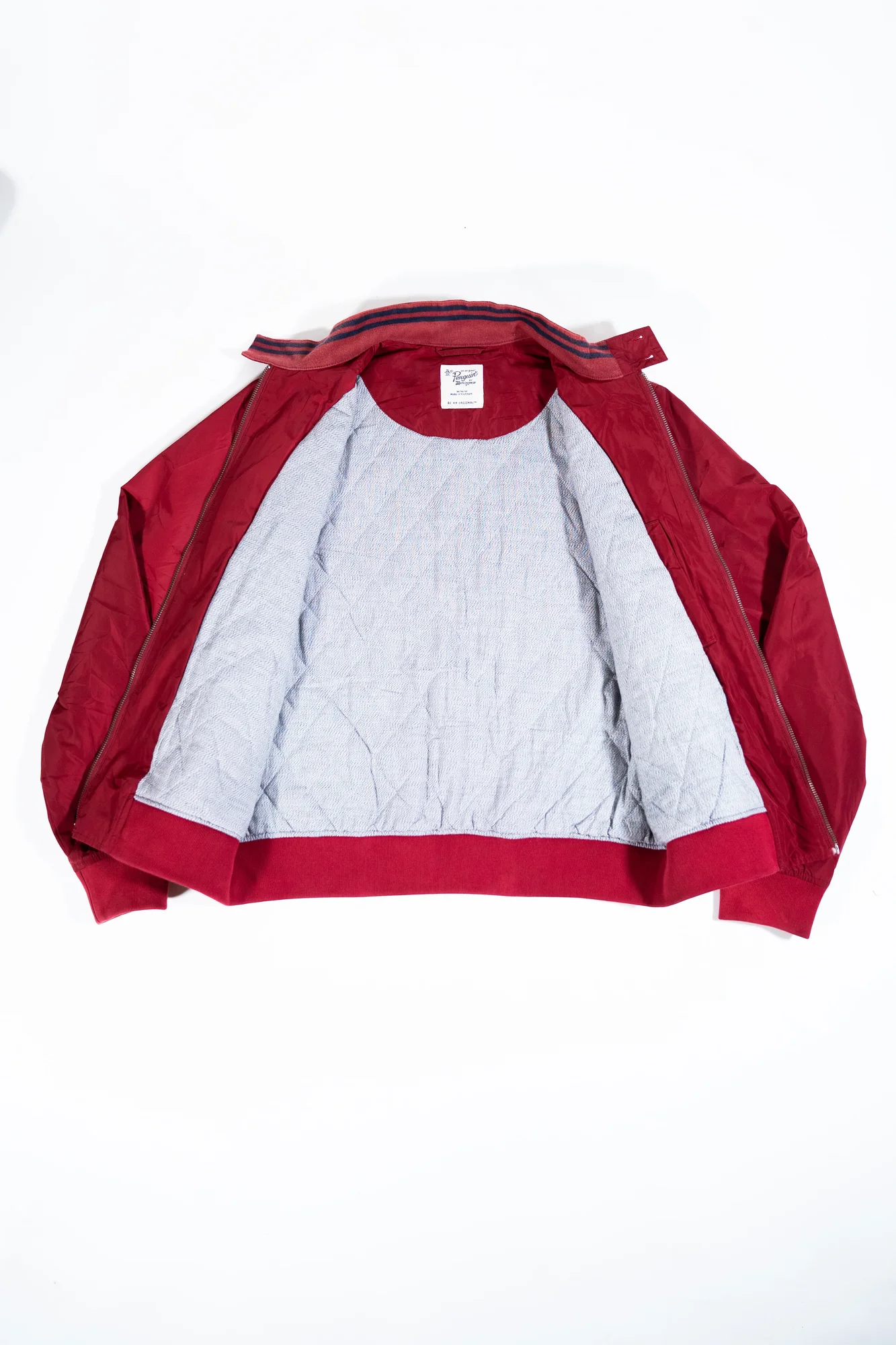 Original Penguin – Red Lightweight Harrington Jacket - Image 4