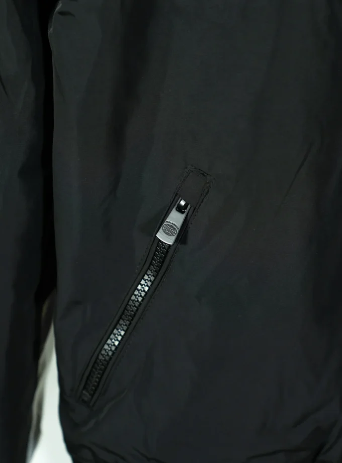 Pull&Bear NASA – Black & Grey Graphic Bomber Jacket