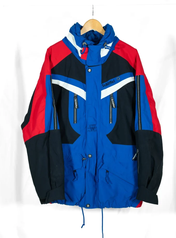 Schöffel – Vintage Snow Power Gore-Tex Ski Jacket Blue Red Black