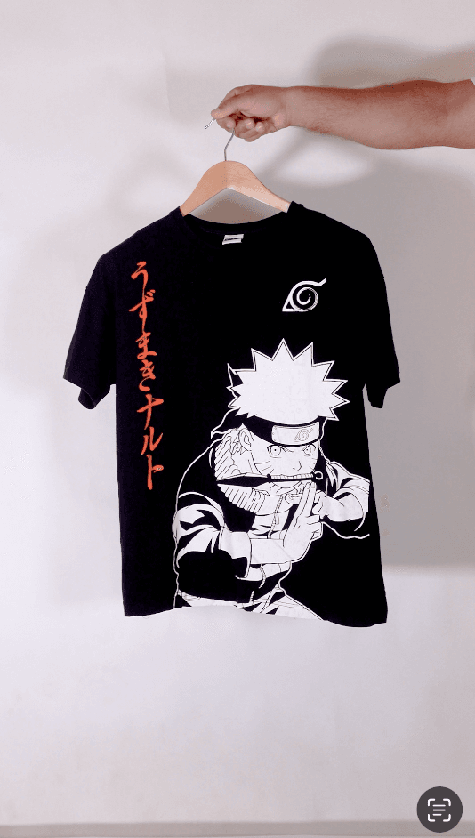 Naruto Uzumaki Shadow Graphic Tee - Image 5