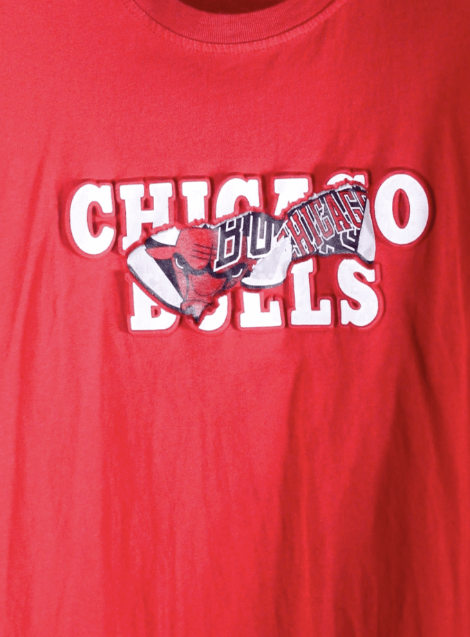 Chicago Bulls Red Graphic T-Shirt