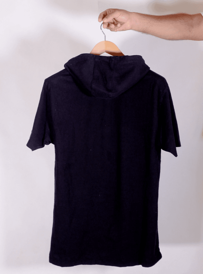 Everlast Graphic Short-Sleeve Hoodie – Black