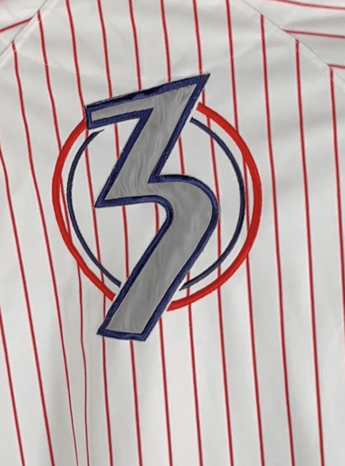 Winston Vintage Baseball Jersey – White & Red