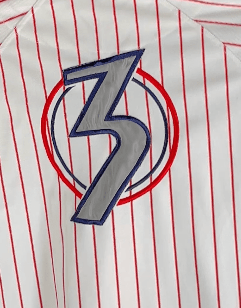 Winston Vintage Baseball Jersey – White & Red - Image 6