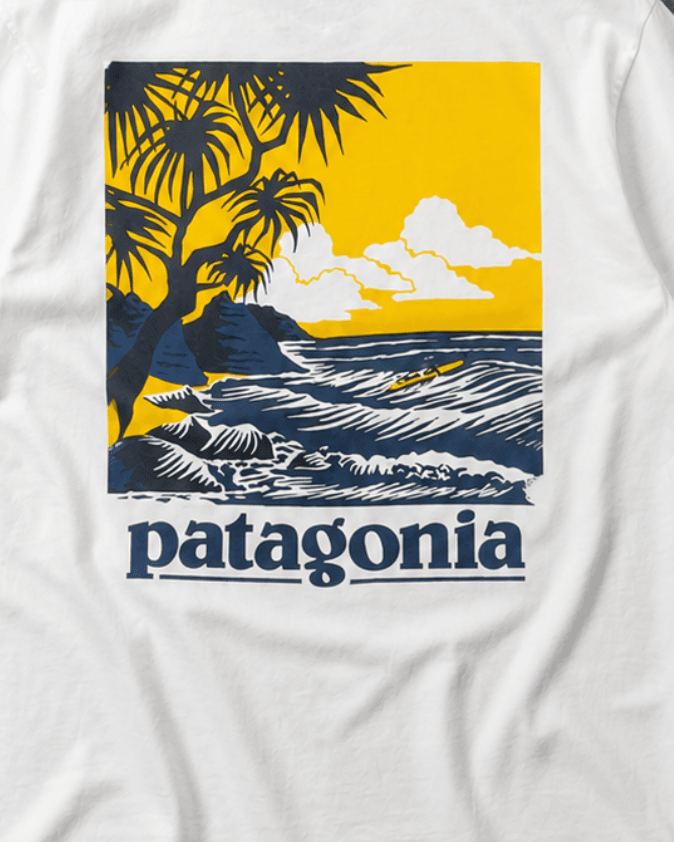 Patagonia Vintage Surf Graphic T-Shirt – White