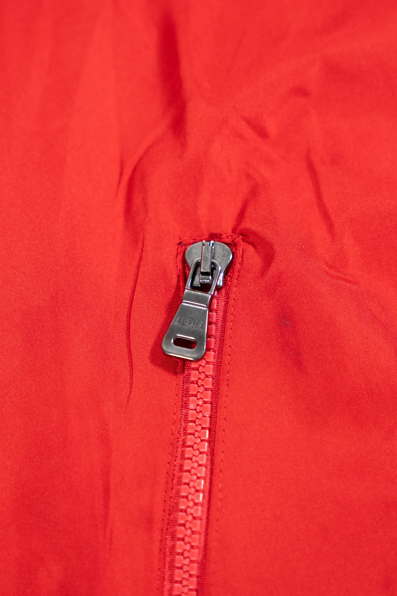 Alpha Industries – Red Hooded Anorak Jacket - Image 4