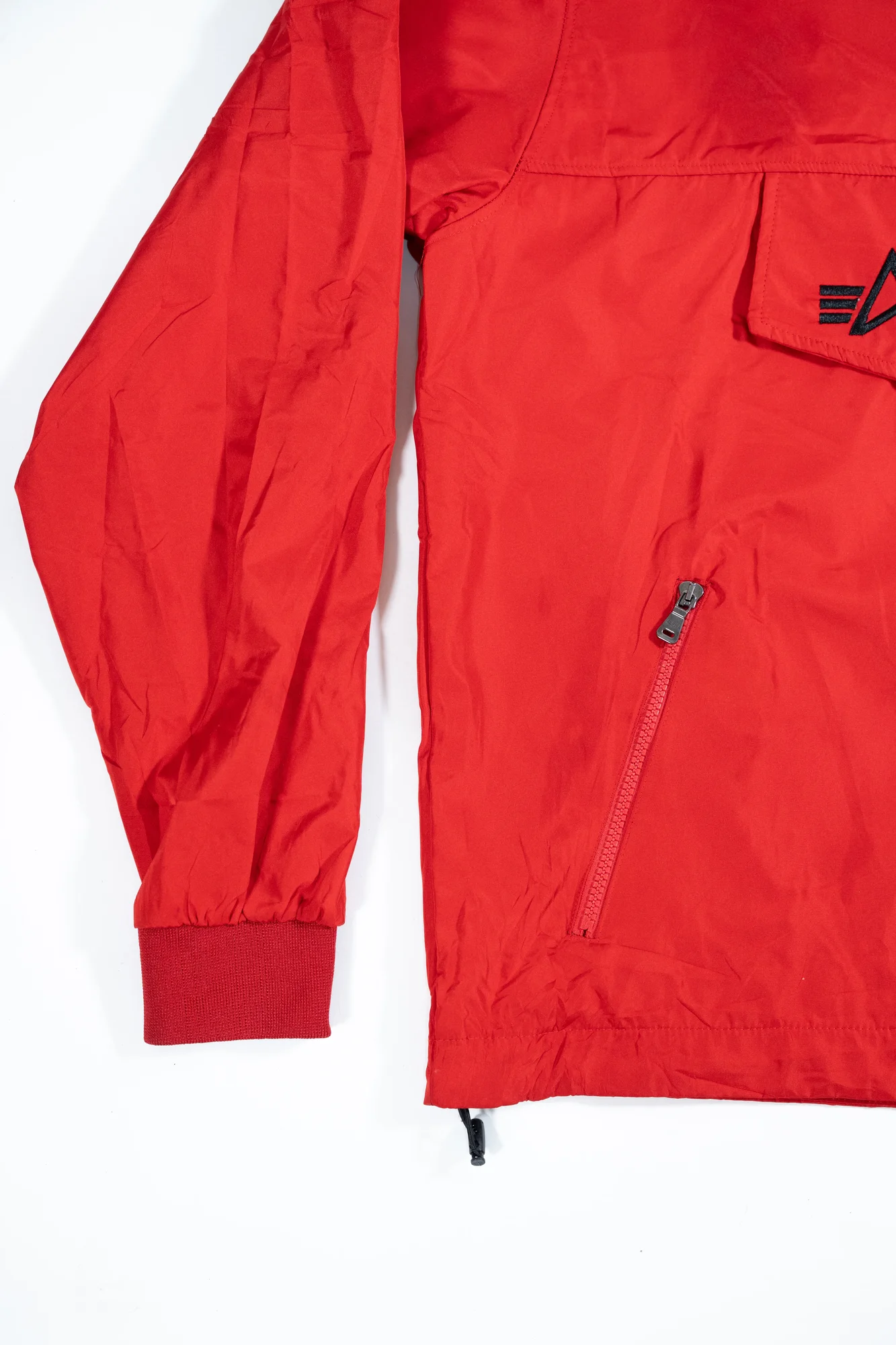 Alpha Industries – Red Hooded Anorak Jacket - Image 5
