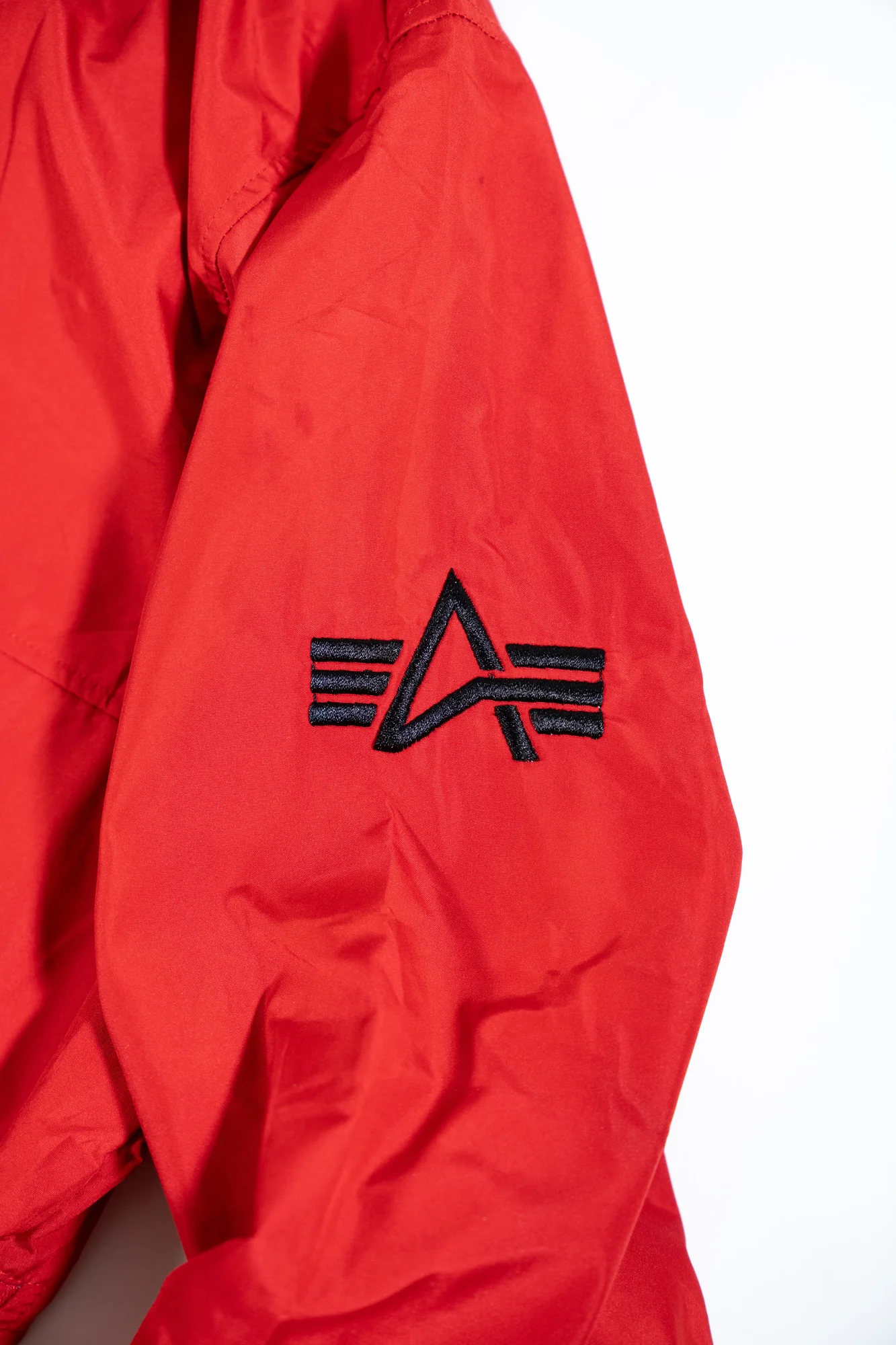 Alpha Industries – Red Hooded Anorak Jacket - Image 6