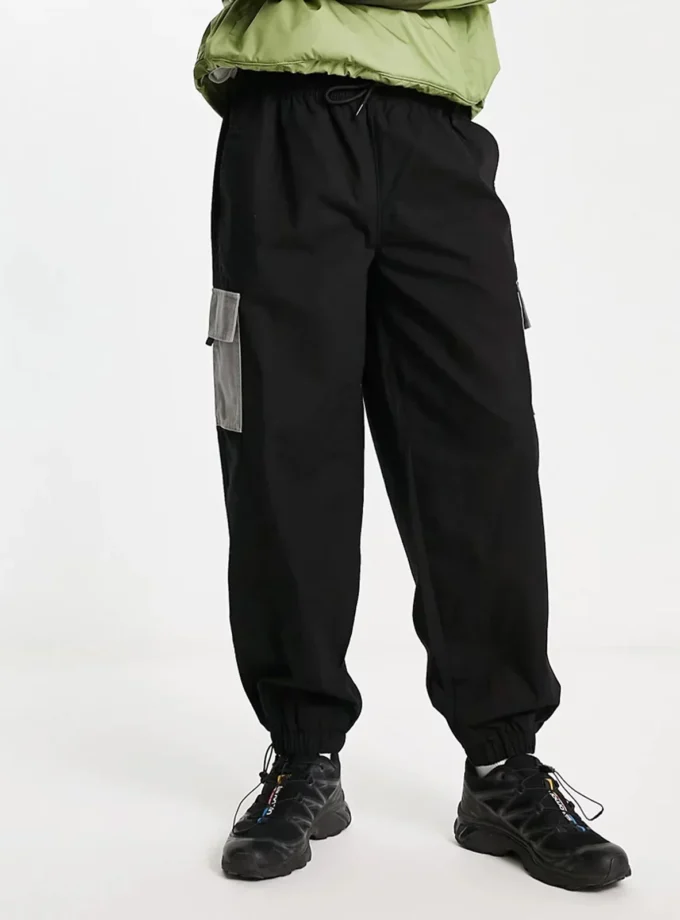 ASOS Relaxed Fit Two-Tone Cargo Pants