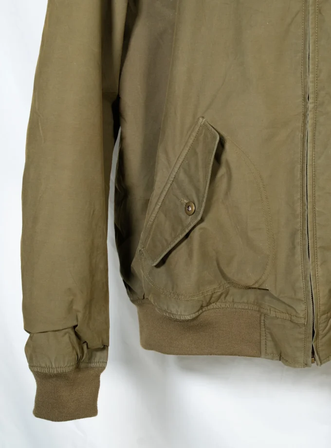Celio – Olive Green Hooded Jacket with Sherpa Lining