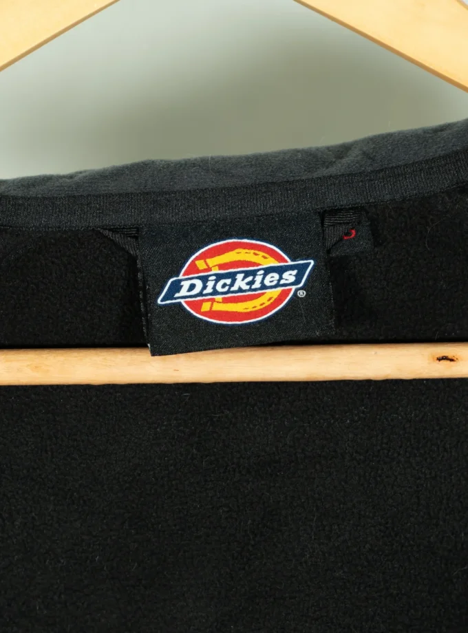 Dickies – Black Full-Zip Technical Jacket with Monkey Hole Graphic