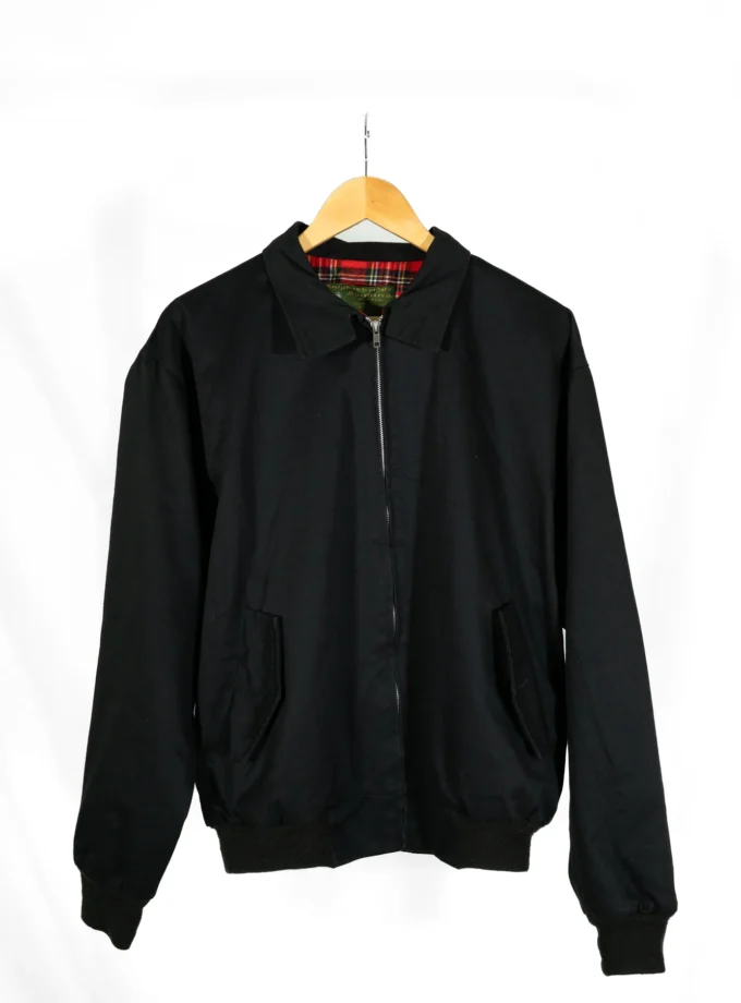 Knightsbridge Outfitters – Black Tartan-Lined Jacket