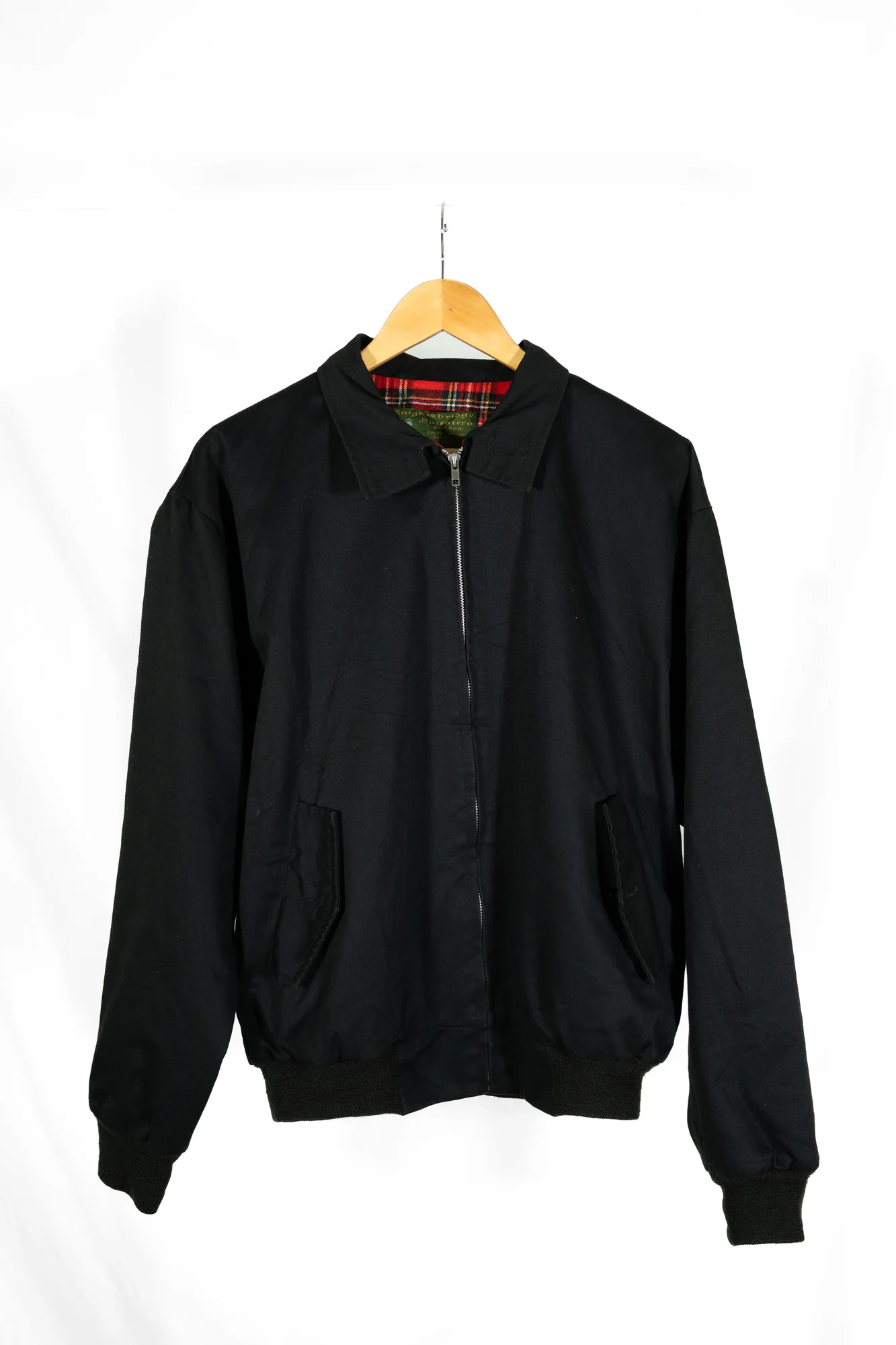 Knightsbridge Outfitters – Black Tartan-Lined Jacket - Image 5
