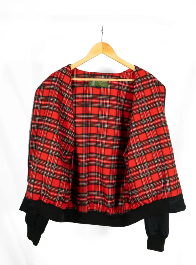 Knightsbridge Outfitters – Black Tartan-Lined Jacket