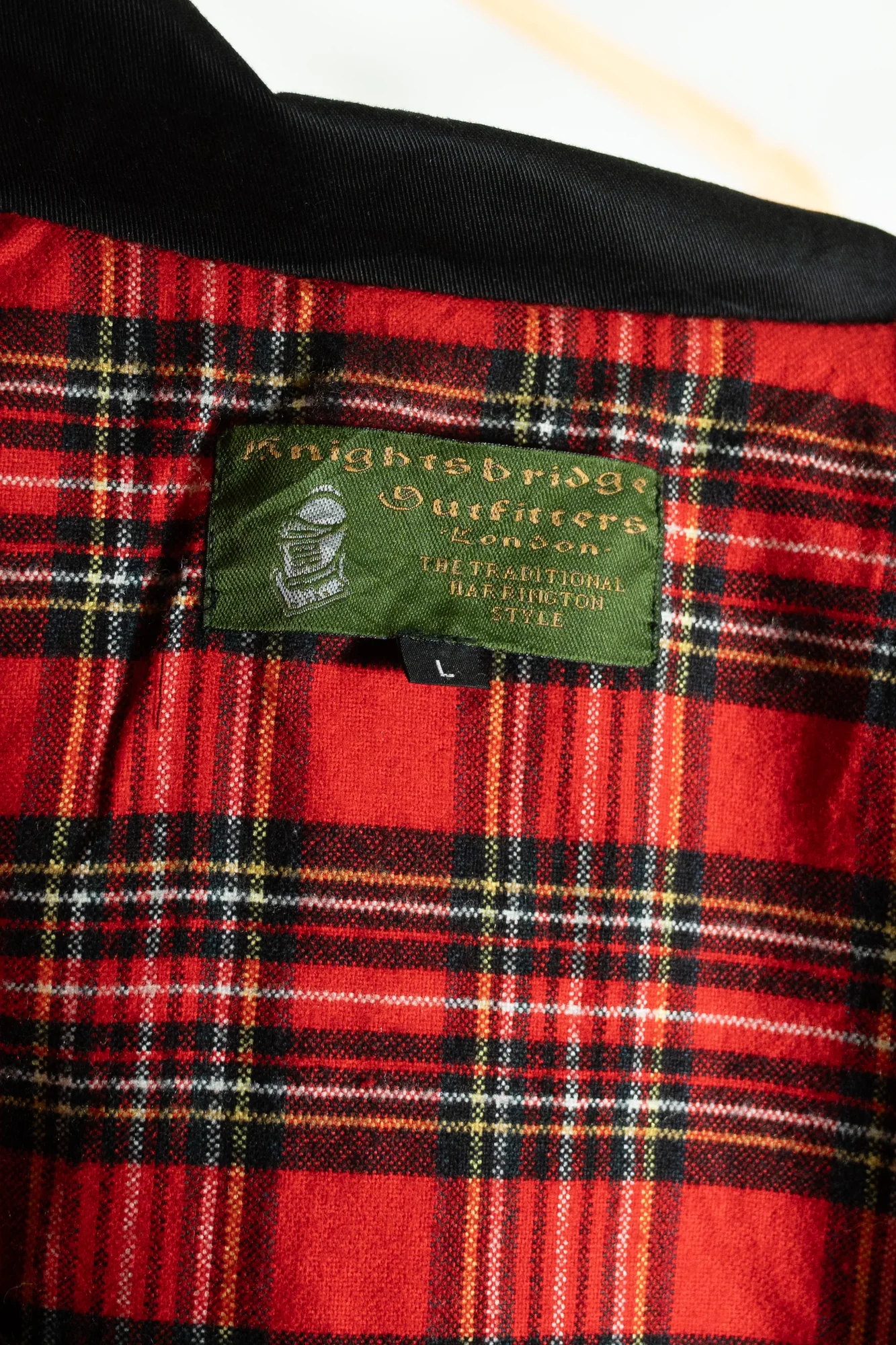 Knightsbridge Outfitters – Black Tartan-Lined Jacket - Image 4