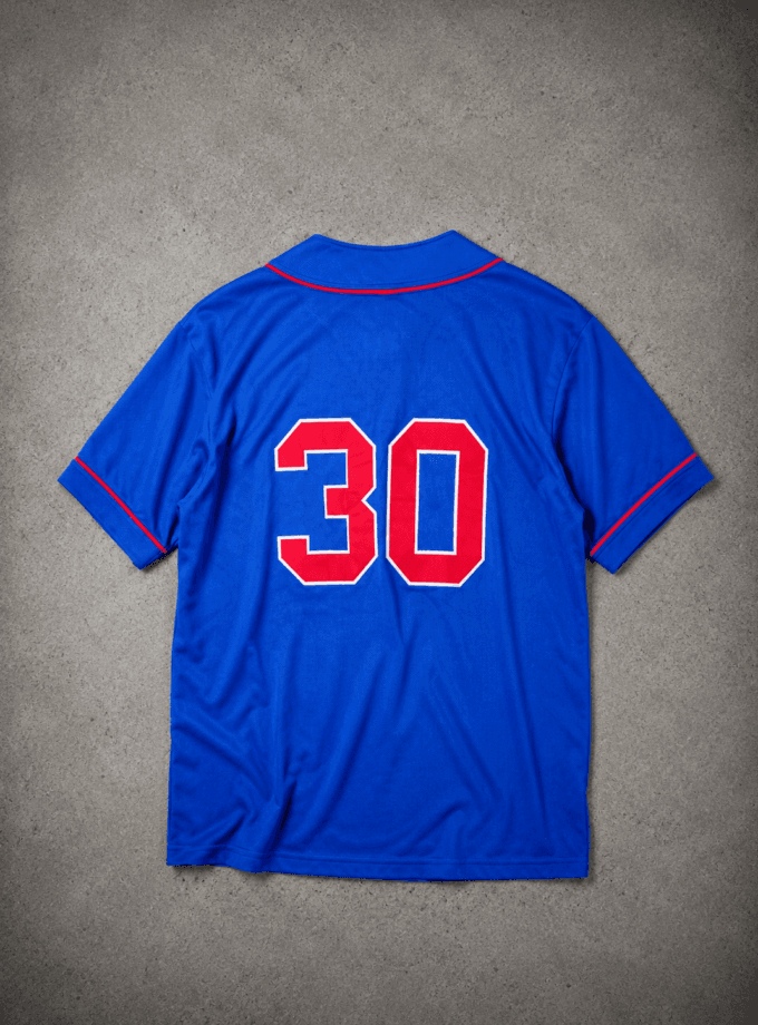 Nicaragua Baseball #30 Graphic Jersey – Blue