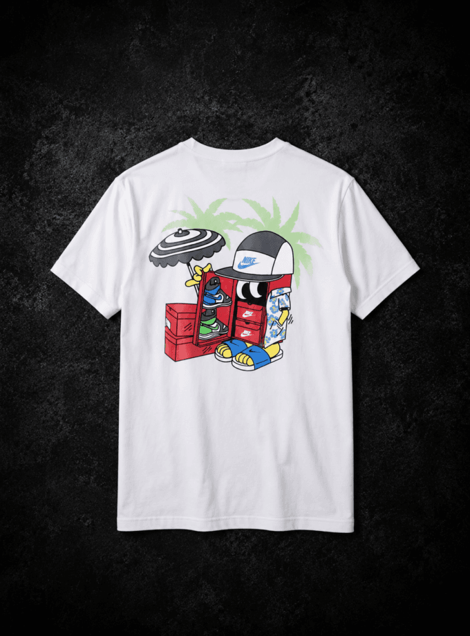 Nike Graphic Summer T-Shirt – White