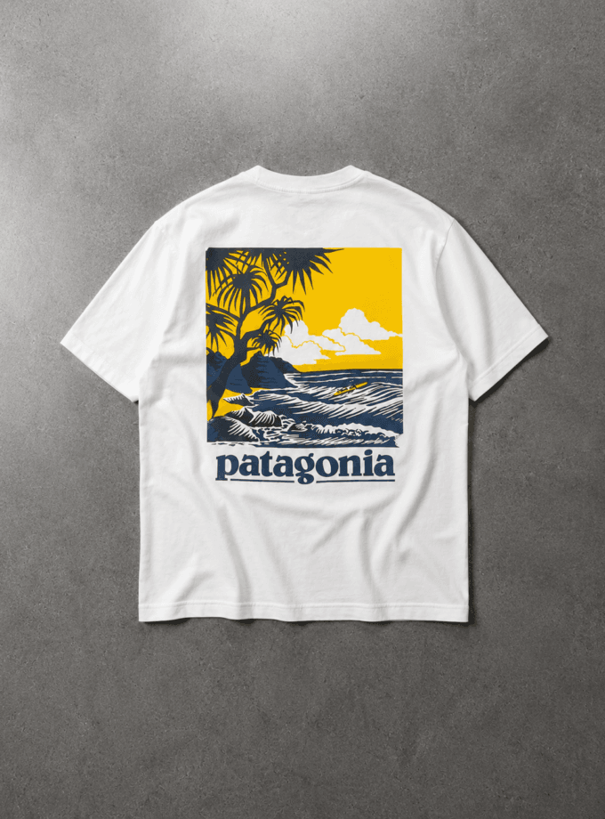 Patagonia Vintage Surf Graphic T-Shirt – White