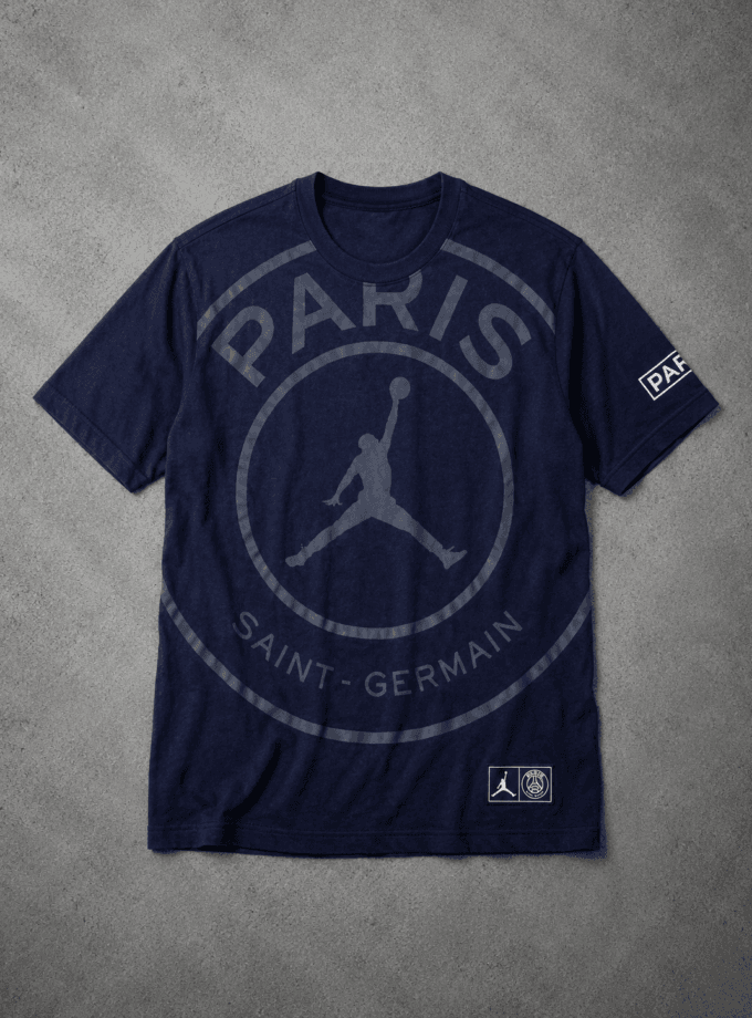 PSG x Jordan Paris Saint-Germain Graphic T-Shirt – Navy