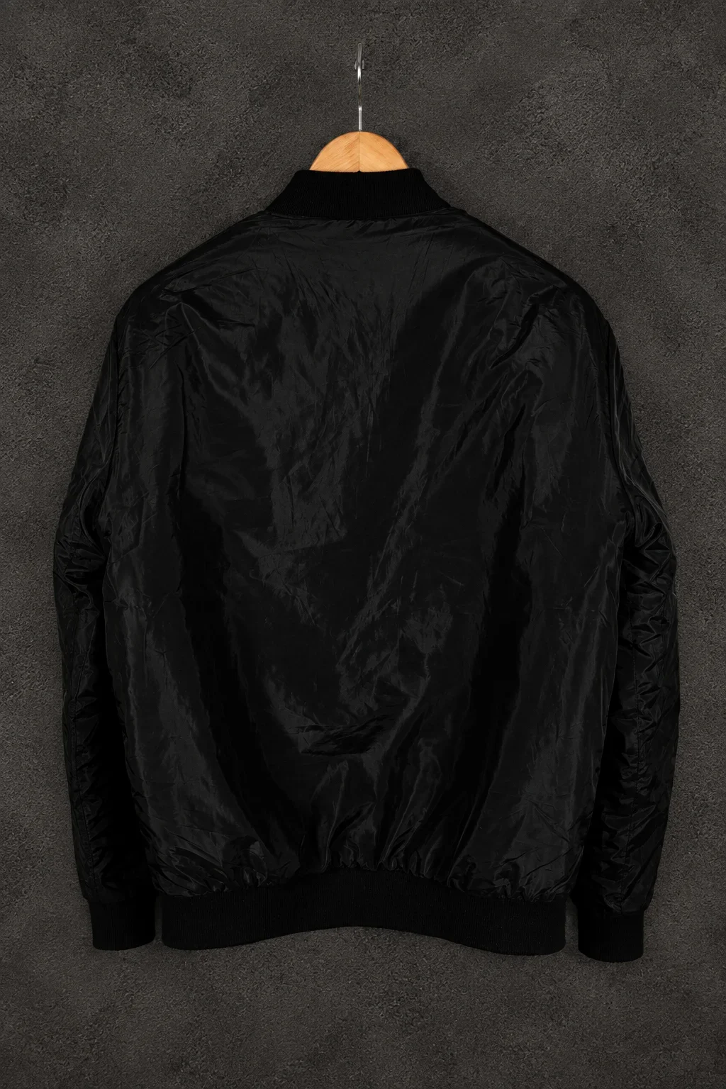 New Look Men – Black Lightweight Bomber Jacket - Image 2