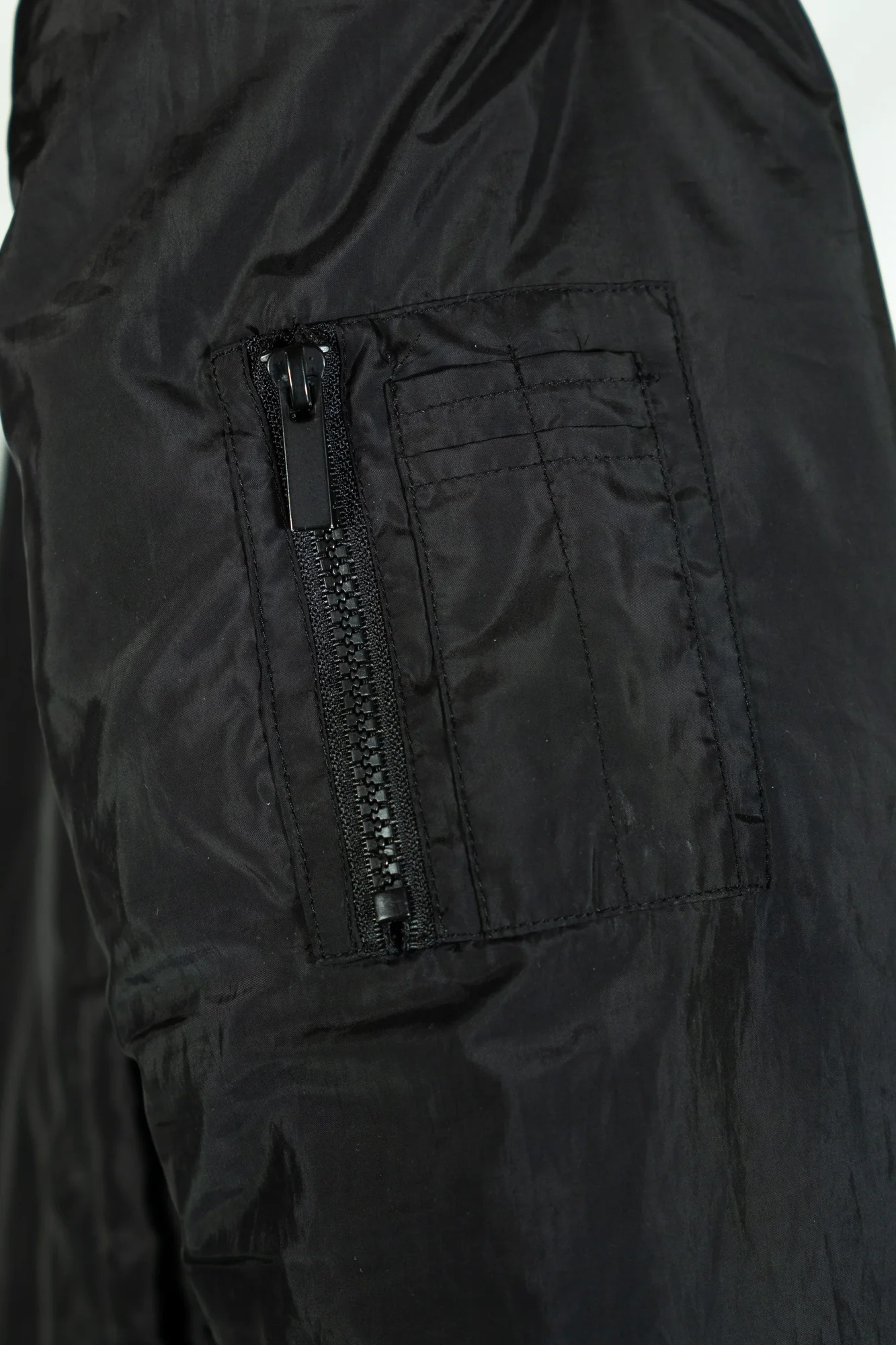 New Look Men – Black Lightweight Bomber Jacket - Image 5