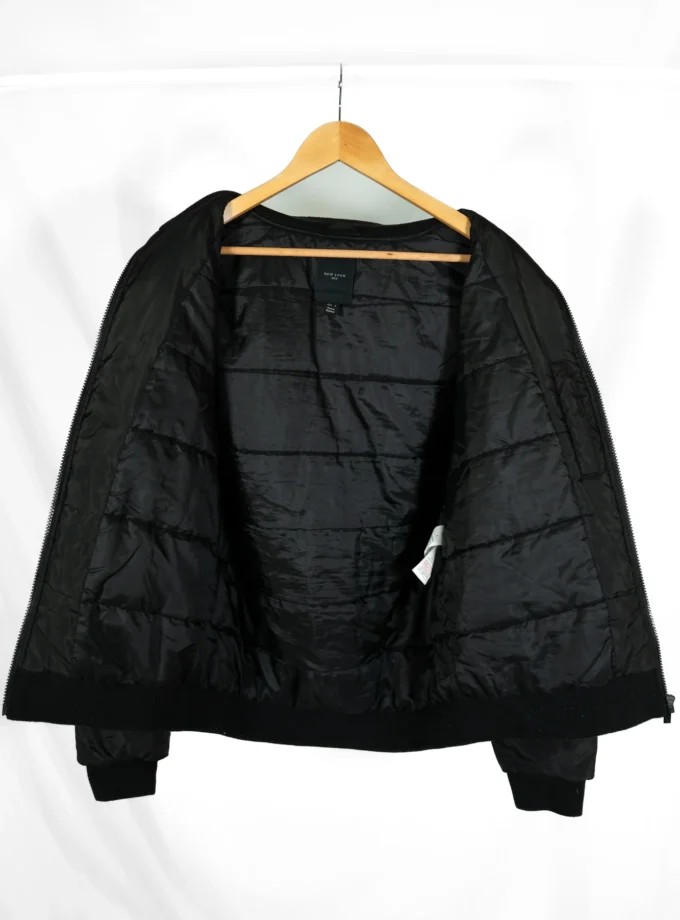 New Look Men – Black Lightweight Bomber Jacket