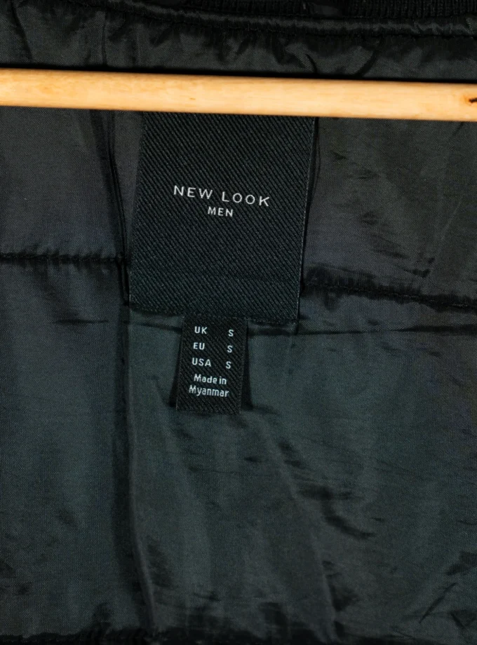 New Look Men – Black Lightweight Bomber Jacket