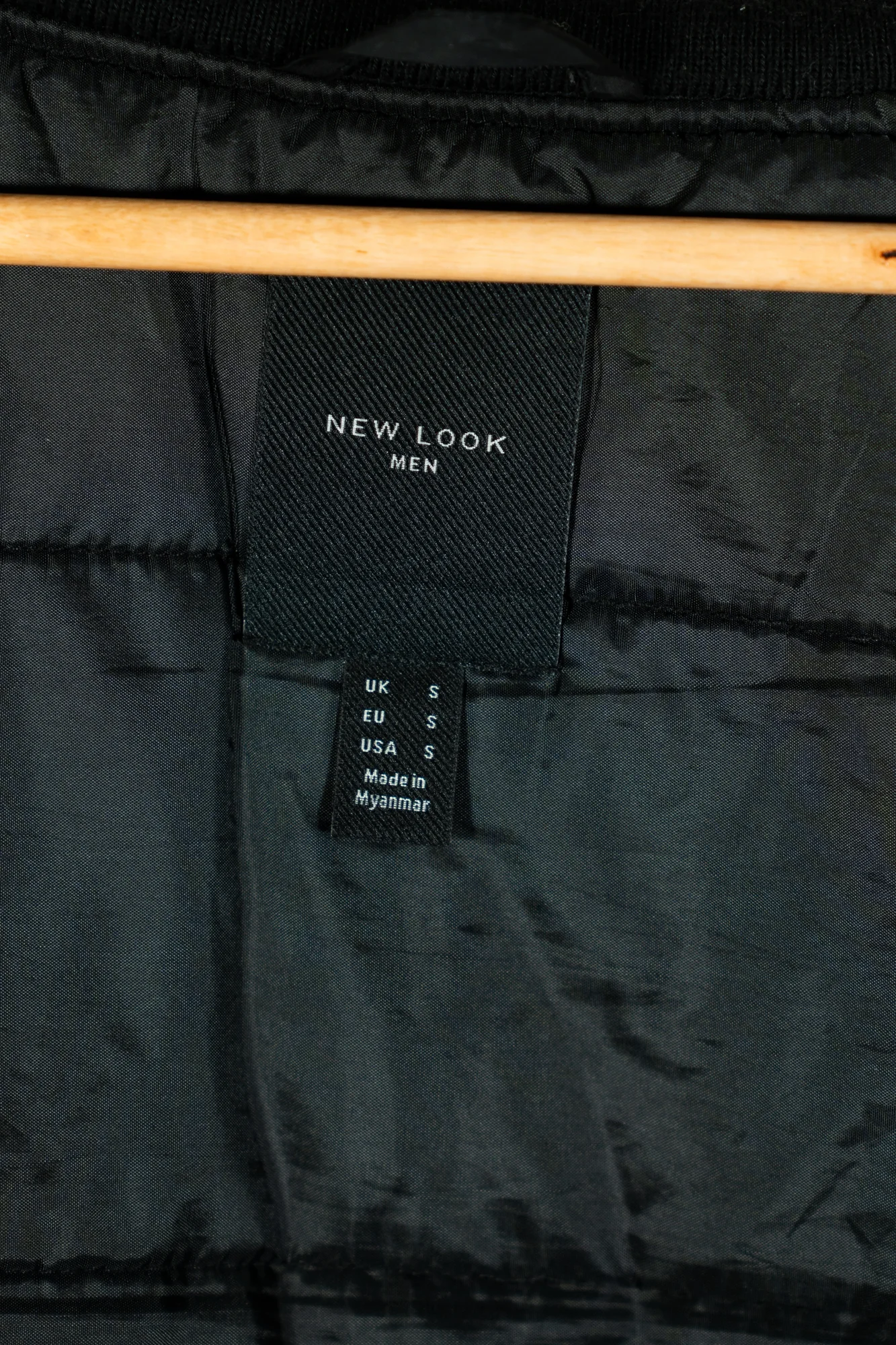 New Look Men – Black Lightweight Bomber Jacket - Image 4
