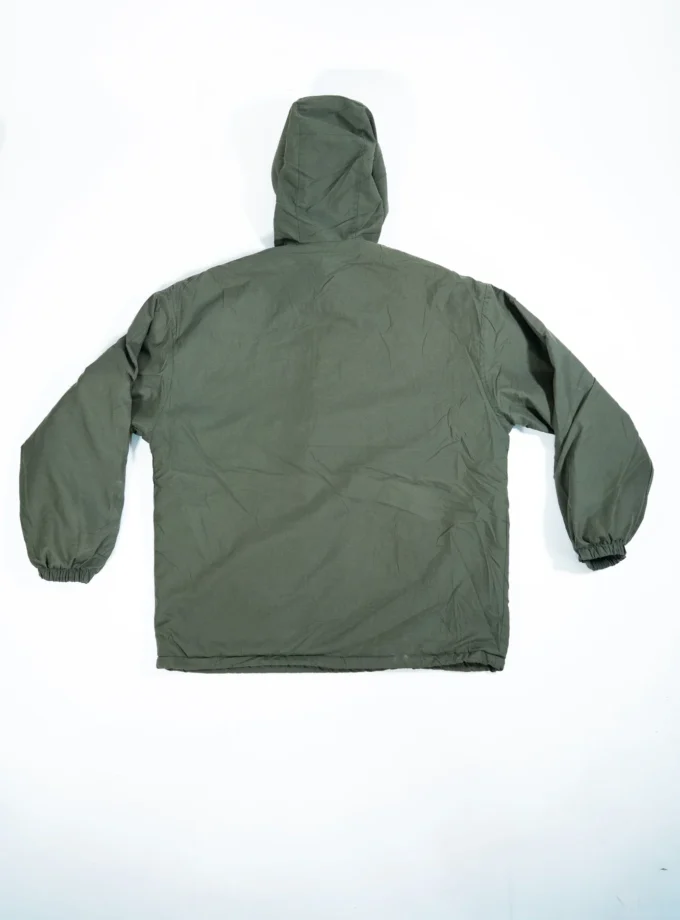 Olive Green – Hooded Half-Zip Anorak Jacket