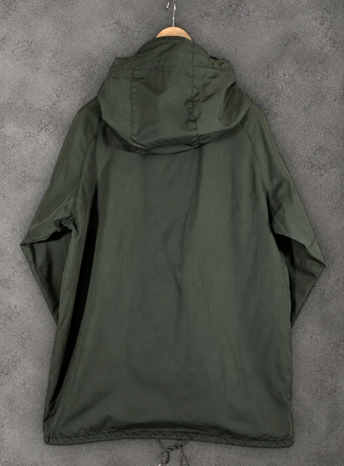Pull&Bear – Olive Green Hooded Utility Parka