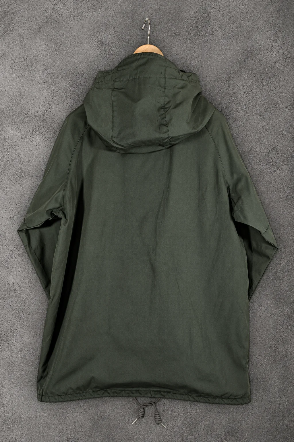 Pull&Bear – Olive Green Hooded Utility Parka - Image 2